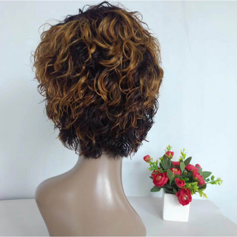 Lace Front Wigs Factory - OEM/ODM Custom Wholesale Short Pixie Natural Human Hair Wigs Tpart Frontal