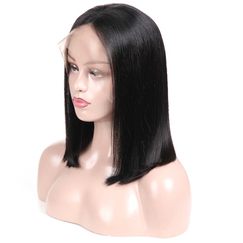 Lace Front Wig Factory - OEM/ODM Custom Brazilian Remy Human Hair Bob Natural Transparent Lace