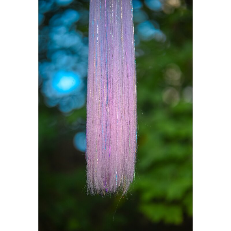 Ponytail Hair Extensions Manufacturer - OEM/ODM Custom Synthetic Brown Glitter Ponytail Heat Resistant