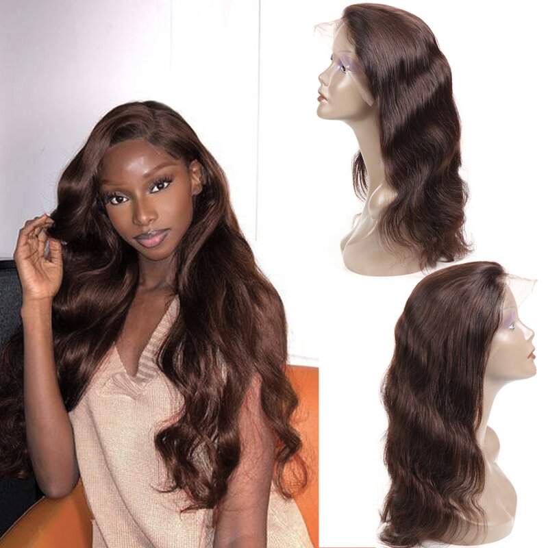 Glueless Wigs Manufacturer - OEM/ODM Custom Natural Wave Brazilian Transparent Lace Frontal Wigs Human Hair