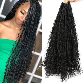 Crochet Hair Braids Factory - OEM/ODM Custom 22-Inch 18-Strand Crochet Braids Messy Braids