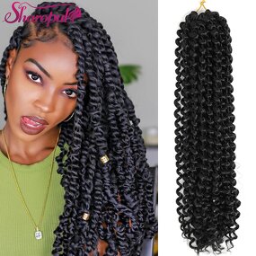 Crochet Hair Attachment Factory - OEM/ODM Custom Handmade Black Afro DIY Braids Passion Twist