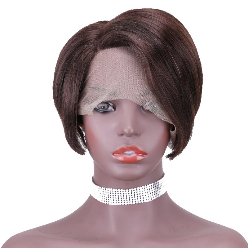 Lace Frontal Wig Factory - OEM/ODM Custom Peruvian Natural Hair Wig HD Lace Frontal Short Cut