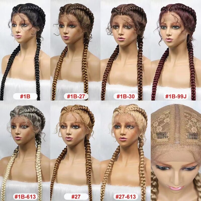 Lace Front Wig Factory - OEM/ODM Custom Synthetic Distressed Locs Full Lace Braided Wigs