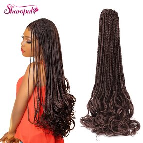 Crochet Braids Factory - OEM/ODM Custom French Curl Crochet Braids Goddess Box Braids Pre-Looped