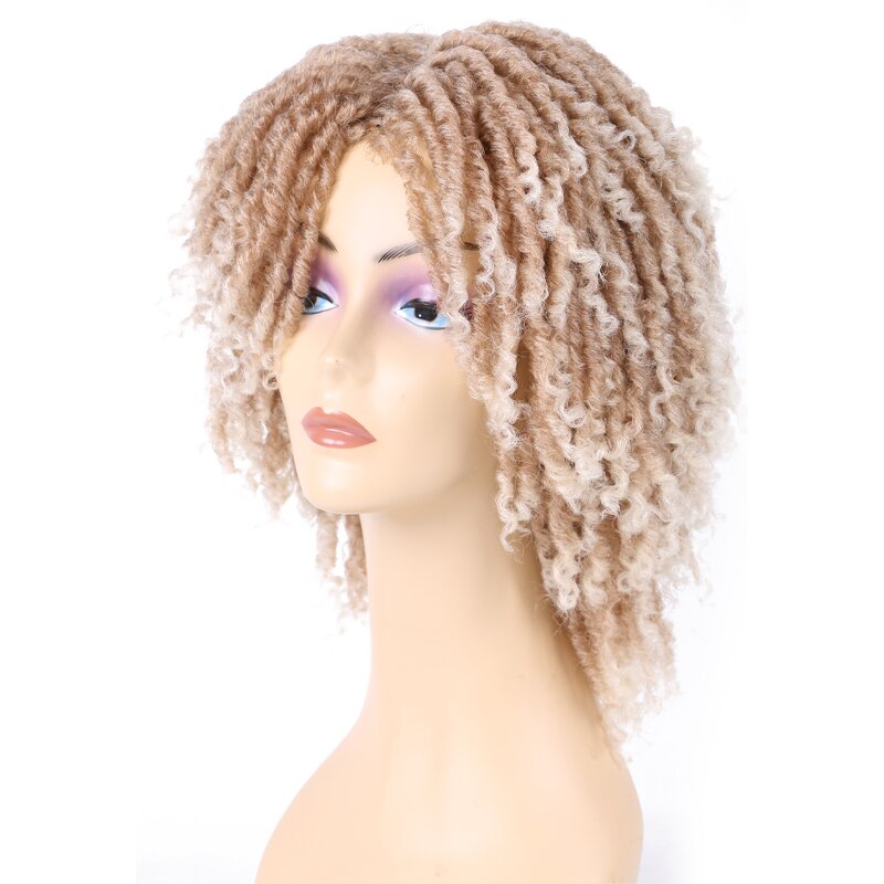 Synthetic Wig Manufacturer - OEM/ODM Custom Shoulder-Length Straight Synthetic Wig Ombre Colors Afro Kinky