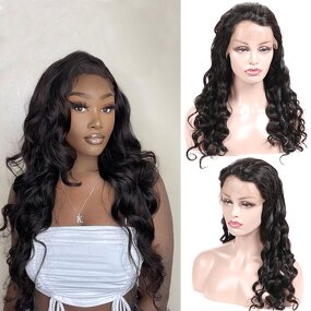 Lace Frontal Wigs Factory - OEM/ODM Custom Loose Deep Wave Lace Front Wigs Brazilian Virgin Human Hair