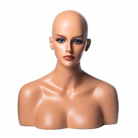 Lash Mannequin Manufacturer - OEM/ODM Custom Dark Skin Pretty Mannequin Head with 3D Layered Lashes