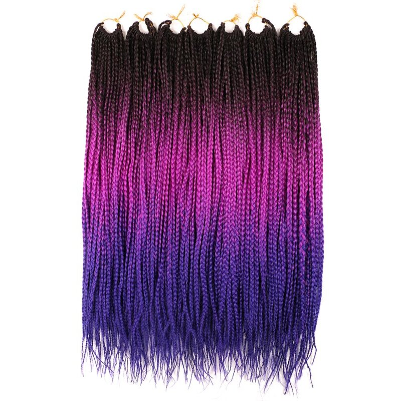 Crochet Braid Hair Factory - OEM/ODM Custom Jumbo Braiding Hair 24inch Ombre Color Crochet Braid