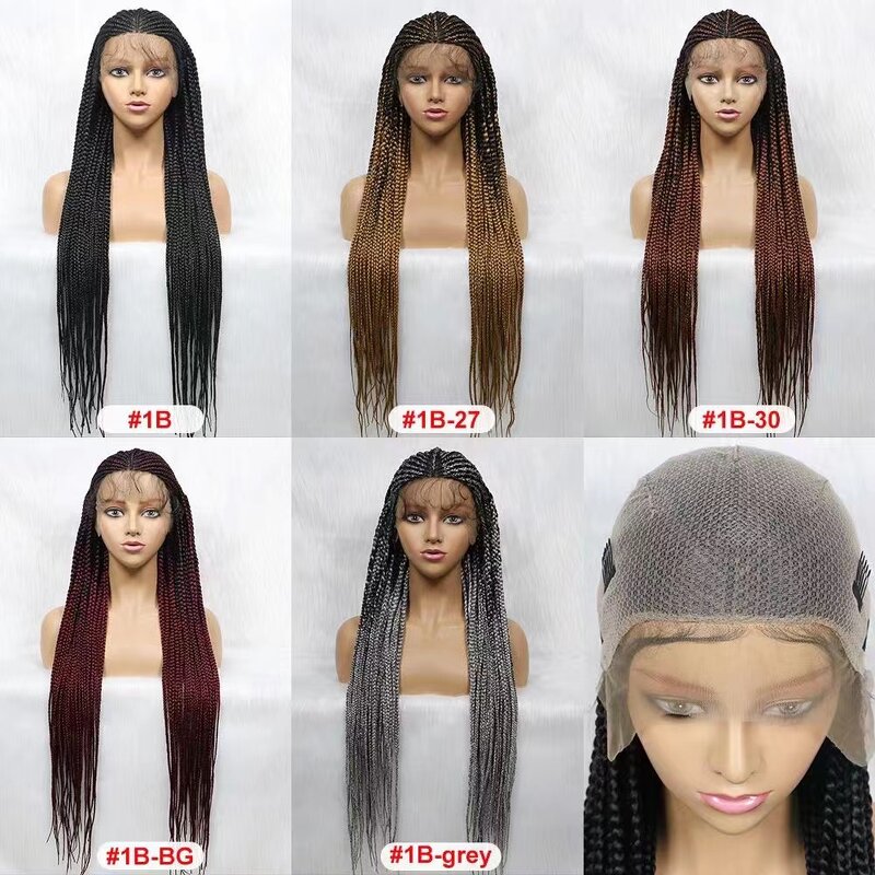Lace Frontal Wig Factory - OEM/ODM Custom Wavy Faux Gypsy Locs Black Braided Wig