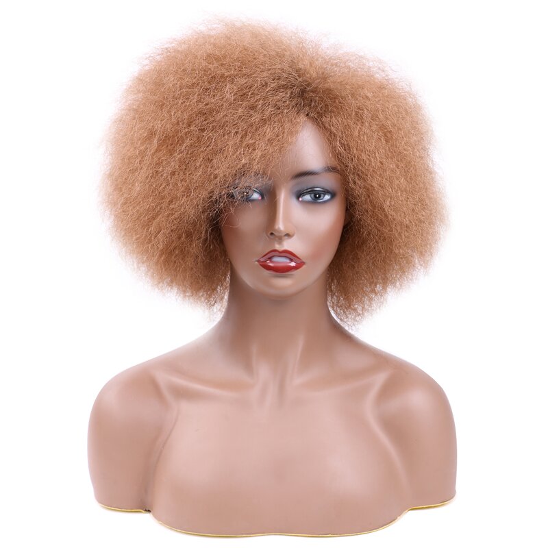 Afro Wigs Manufacturer - OEM/ODM Custom Short Curly Afro Kinky Wig Huge Fluffy Puff Wigs for Black