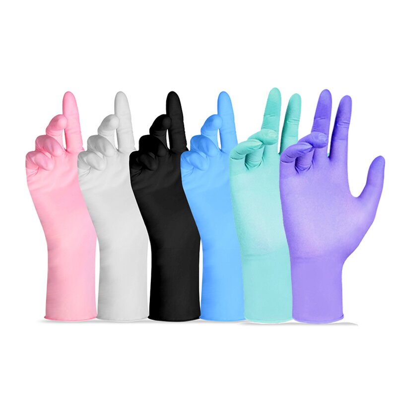 Nitrile Gloves Factory - OEM/ODM Custom Food Grade Nitrile PVC Examination Gloves 100 PCS Box