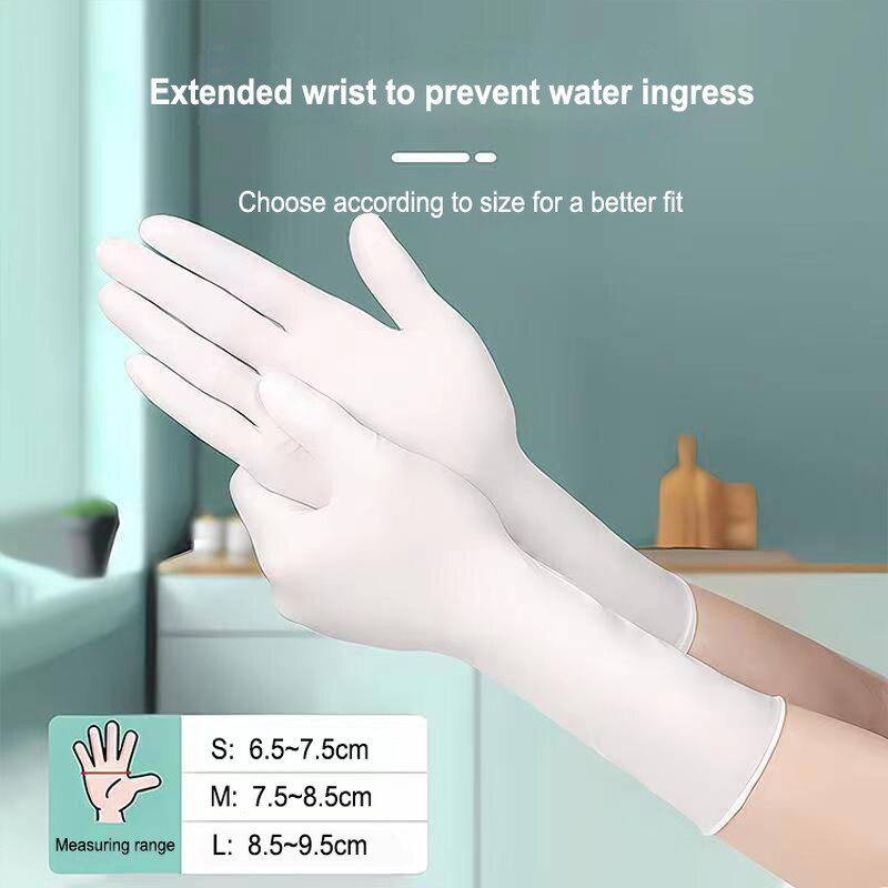 Nitrile Gloves Manufacturer - OEM/ODM Custom Women's Household Nitrile Gloves Housework Cleaning Kitchen Durable