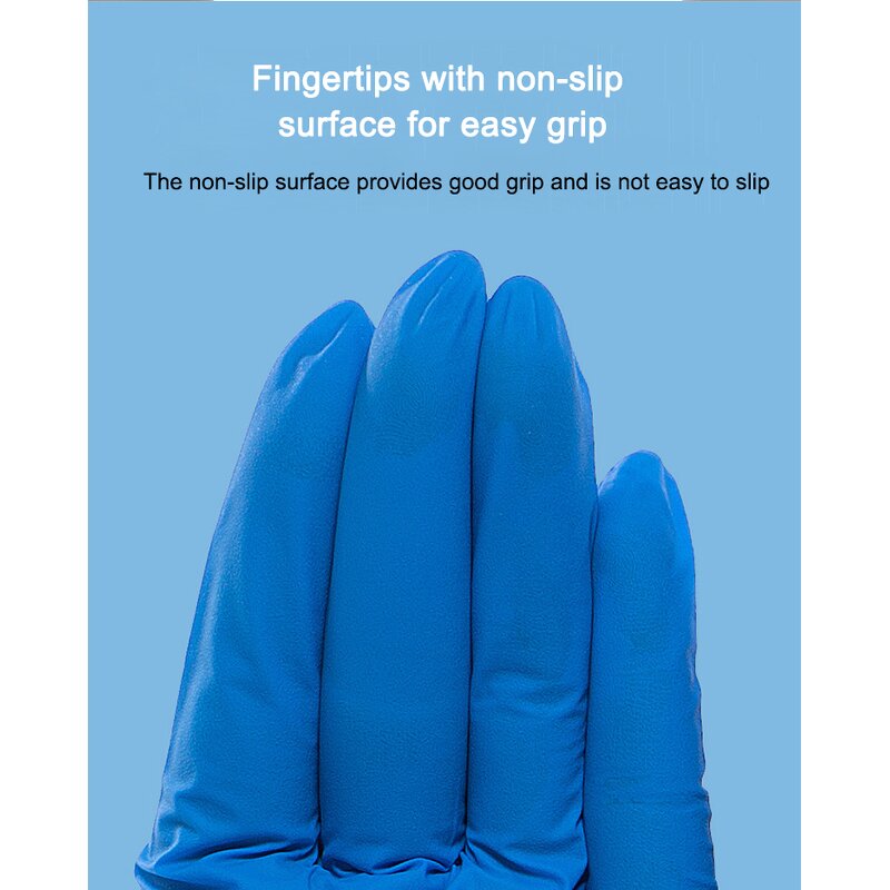 Nitrile Gloves Factory - OEM/ODM Custom Waterproof Touch Screen Anti Chemical Disposable Nitrile Gloves