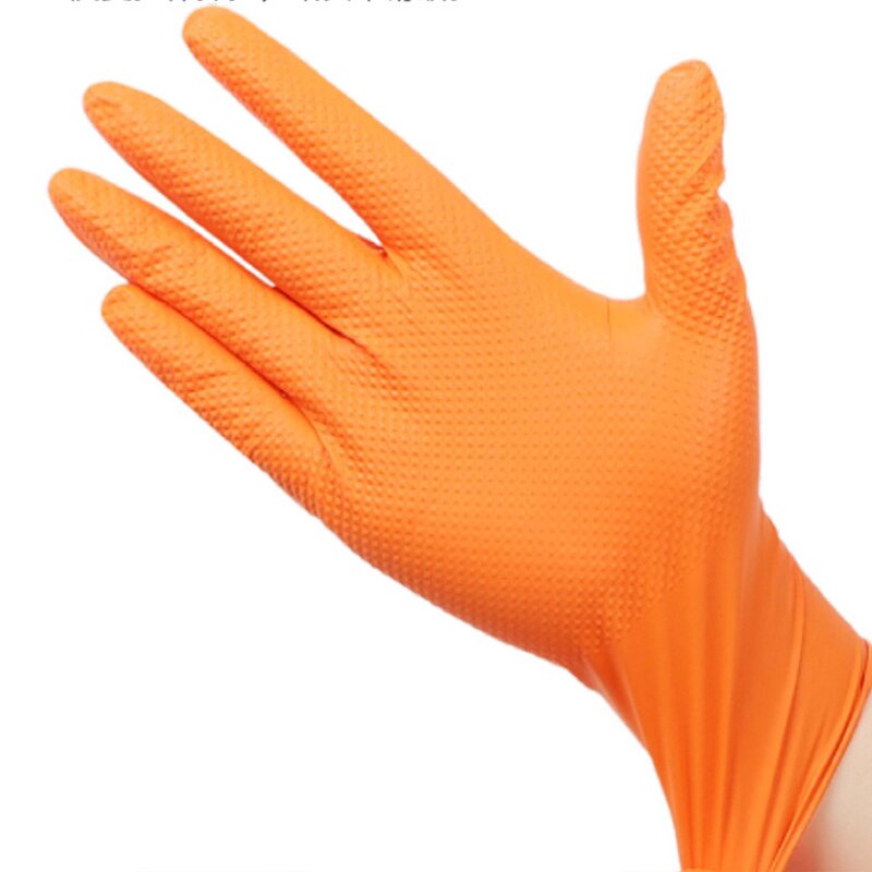 Nitrile Gloves Factory - OEM/ODM Custom 8g Diamond Nitrile Gloves for Industrial Automobile Repair