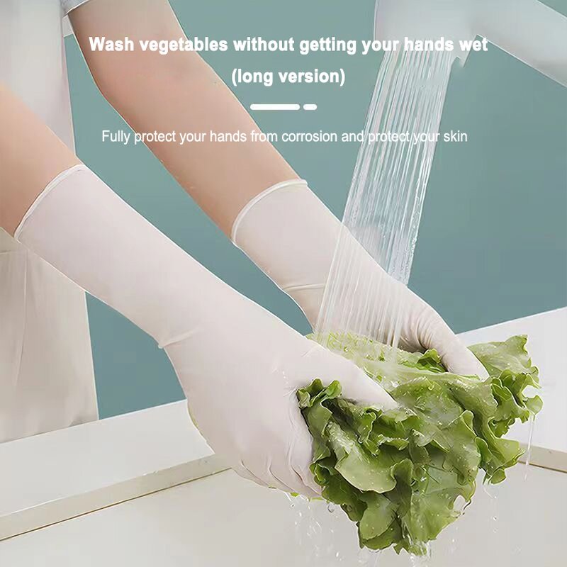 Nitrile Gloves Manufacturer - OEM/ODM Custom Women's Household Nitrile Gloves Housework Cleaning Kitchen Durable