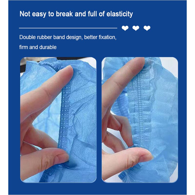 Disposable Hat Factory - OEM/ODM Custom Non-woven Strip Hat Dust-proof Anti-hair Loss Chef Hat Hair Net