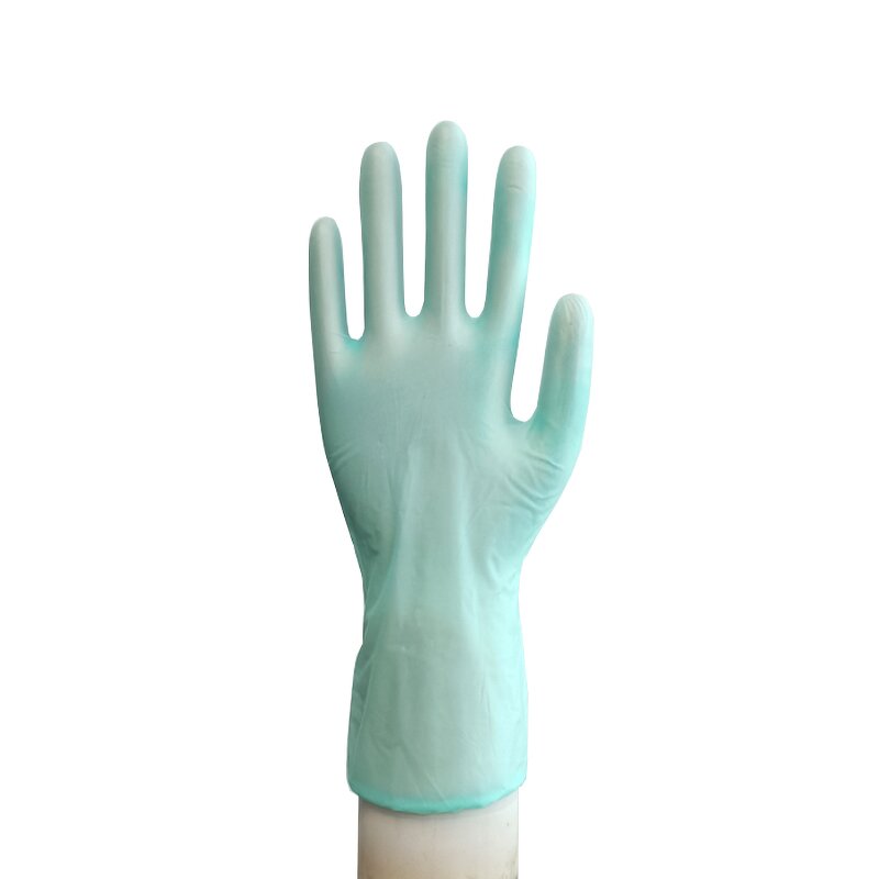 PVC Gloves Factory - OEM/ODM Custom Anti-Slip Food Grade Thick Disposable Green PVC Gloves Powder Free
