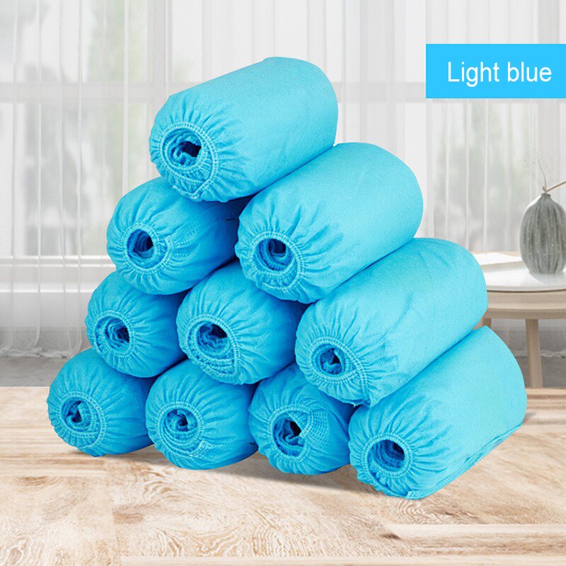 Shoe Covers Factory - OEM/ODM Custom Factory Wholesale Blue Disposable Shoe Cover Anti Dust Waterproof Overshoes