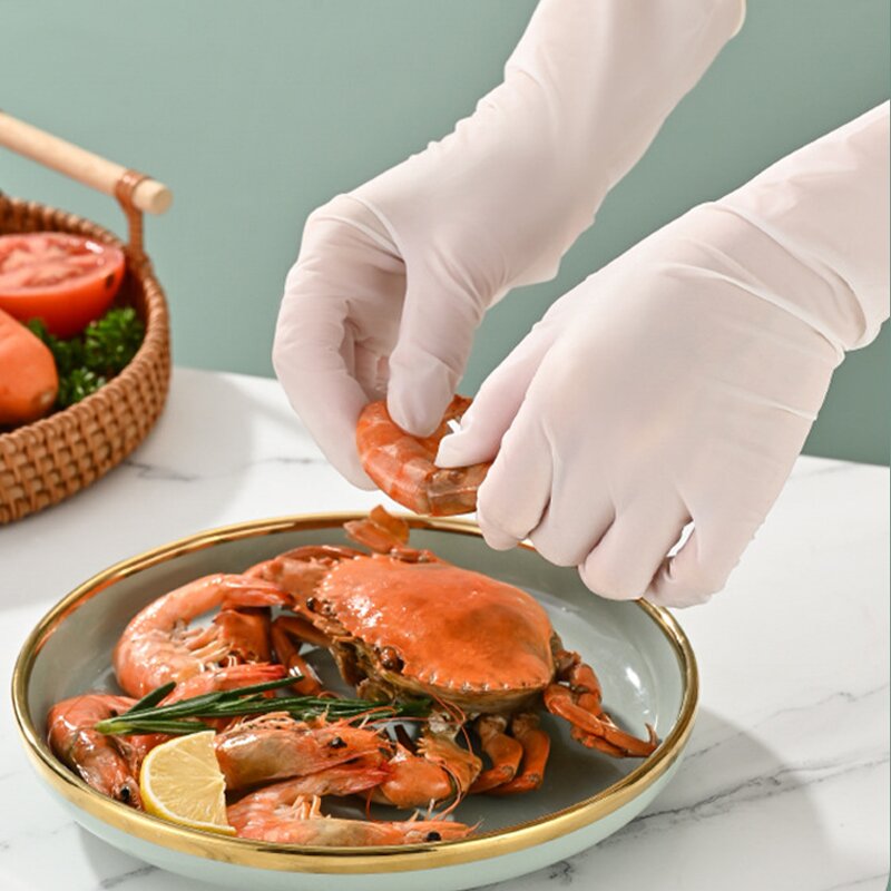 Nitrile Gloves Manufacturer - OEM/ODM Custom Women's Household Nitrile Gloves Housework Cleaning Kitchen Durable