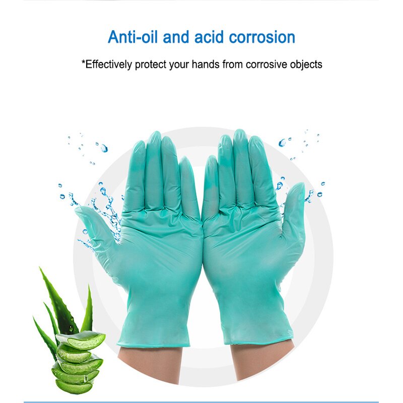 Vinyl Gloves Manufacturer - OEM/ODM Custom 3.5g PVC Gloves Green Without Powder Cleanroom Vinyl Gloves