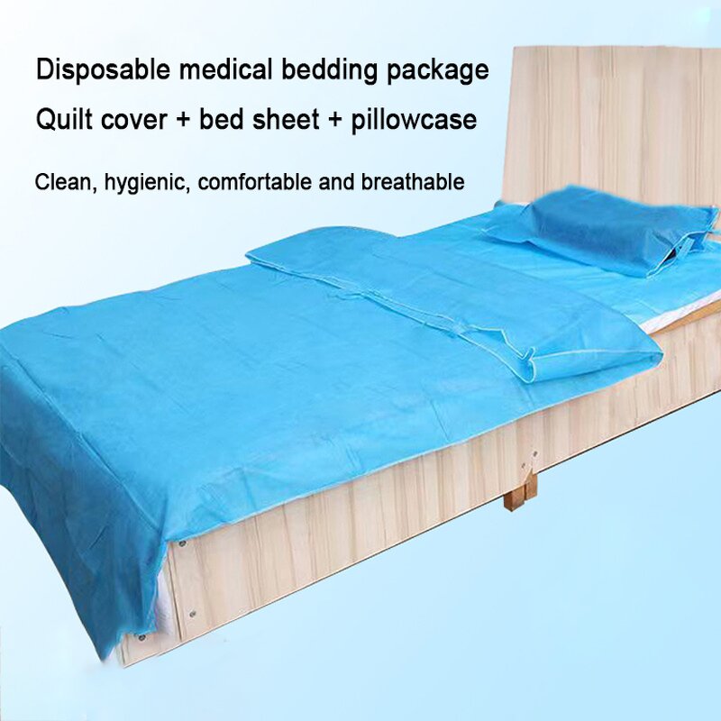 Disposable Bed Sheet Manufacturer - OEM/ODM Custom Disposable Bed Sheet Quilt Cover Thick Non Woven Beauty Salon