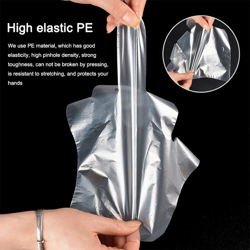 PE Poly Gloves Factory - OEM/ODM Custom Anti Slip Disposable PE Poly Gloves Transparent Kitchen Work