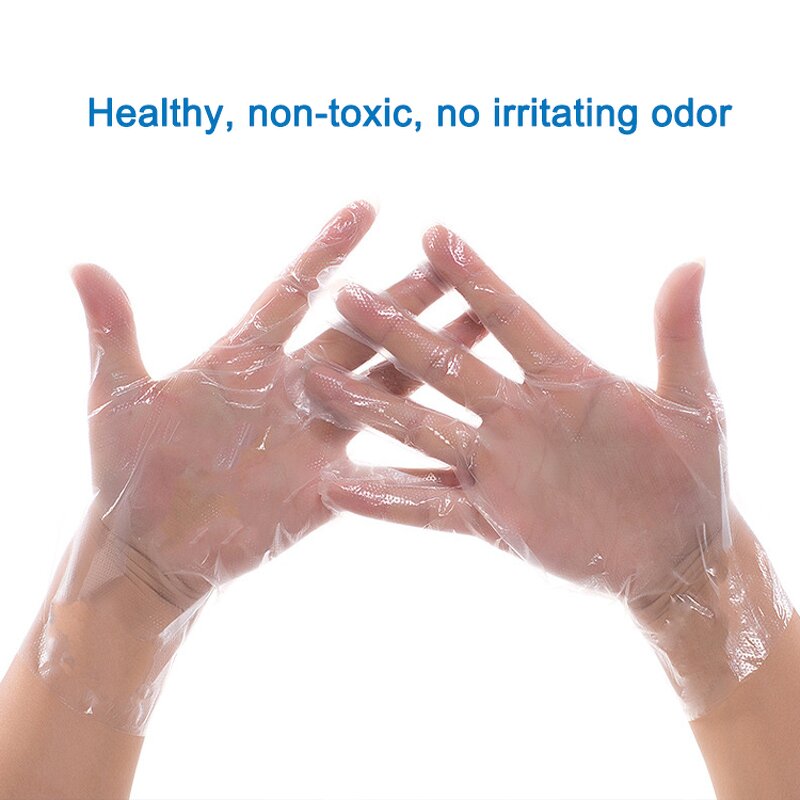 PE Hand Gloves Factory - OEM/ODM Custom Household Disposable PE Plastic Hand Gloves Powder Free Food Grade