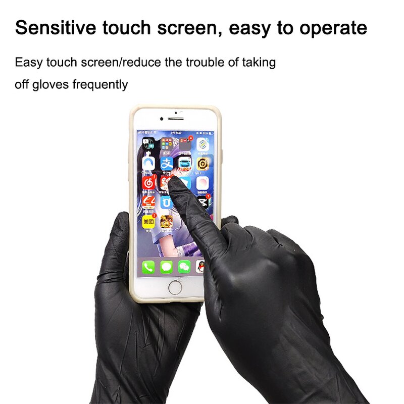 Nitrile Gloves Factory - OEM/ODM Custom Non Slip Dark Blue Powder Free Disposable Nitrile Gloves