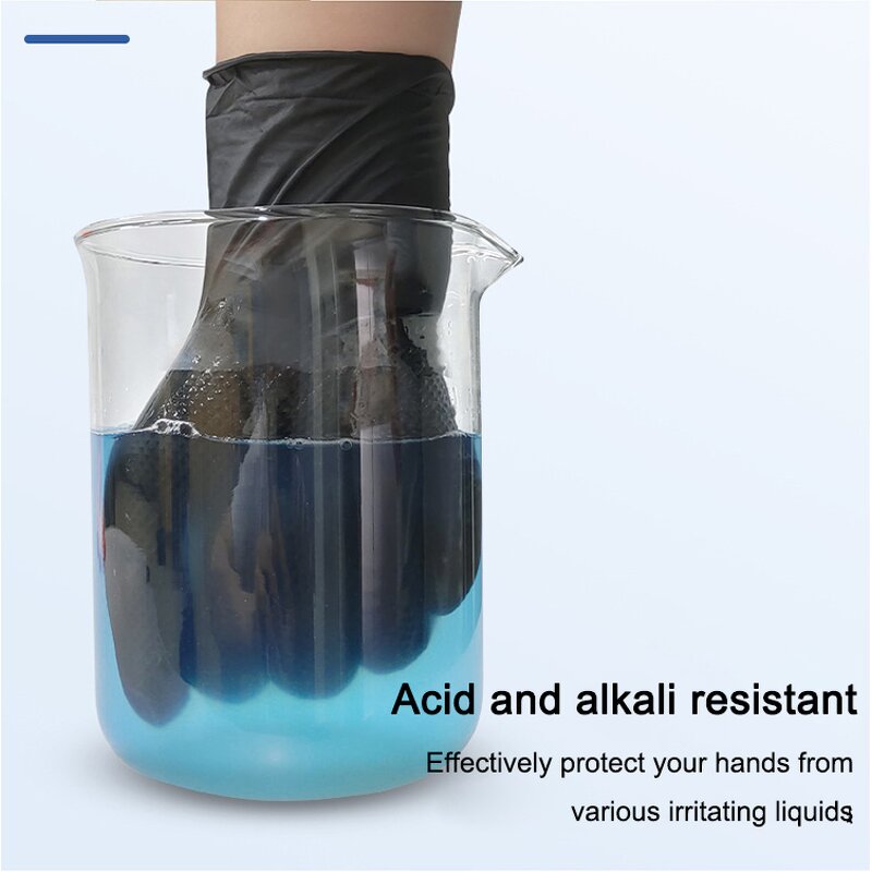 Nitrile Gloves Manufacturer - OEM/ODM Custom OEM Logo Food Car Cleaning Diamond Texture Nitrile Gloves