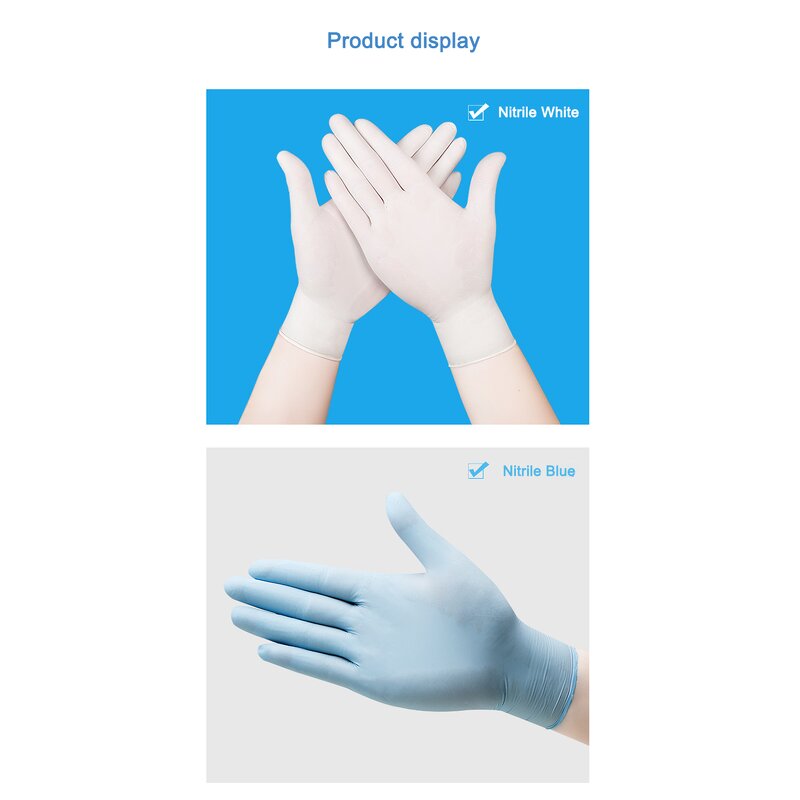 Black Nitrile Gloves Manufacturer - OEM/ODM Custom 9 Inches Black Nitrile Gloves Latex Free for Barber