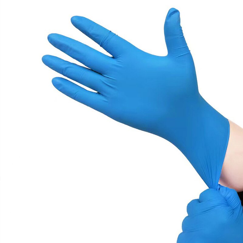 Nitrile Gloves Manufacturer - OEM/ODM Custom Powder Free Blue Nitrile Gloves Oil Resistant Waterproof