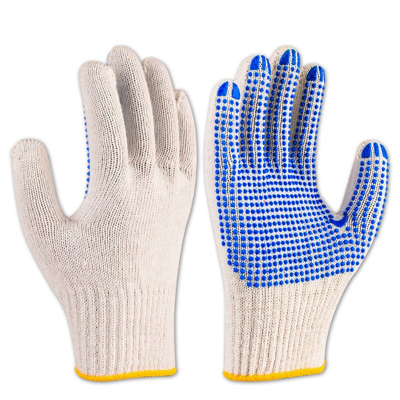 PVC Protective Gloves Factory - OEM/ODM Custom Anti Slip PVC Protective Hand Gloves Construction Rubber Labor