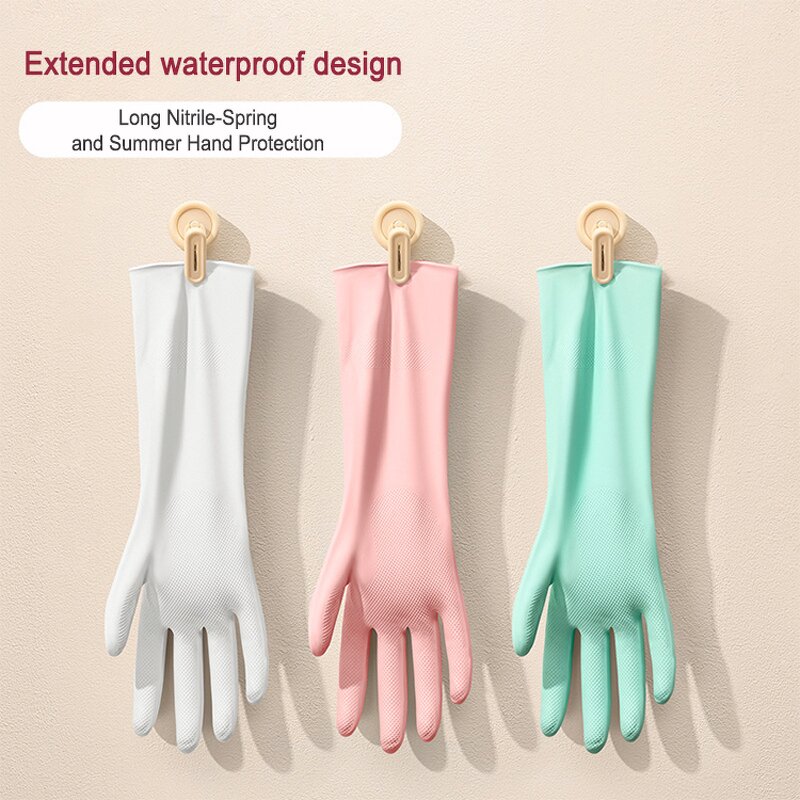 Nitrile Rubber Gloves Manufacturer - OEM/ODM Custom Reusable Household Nitrile Rubber Wash Kitchen Working Gloves