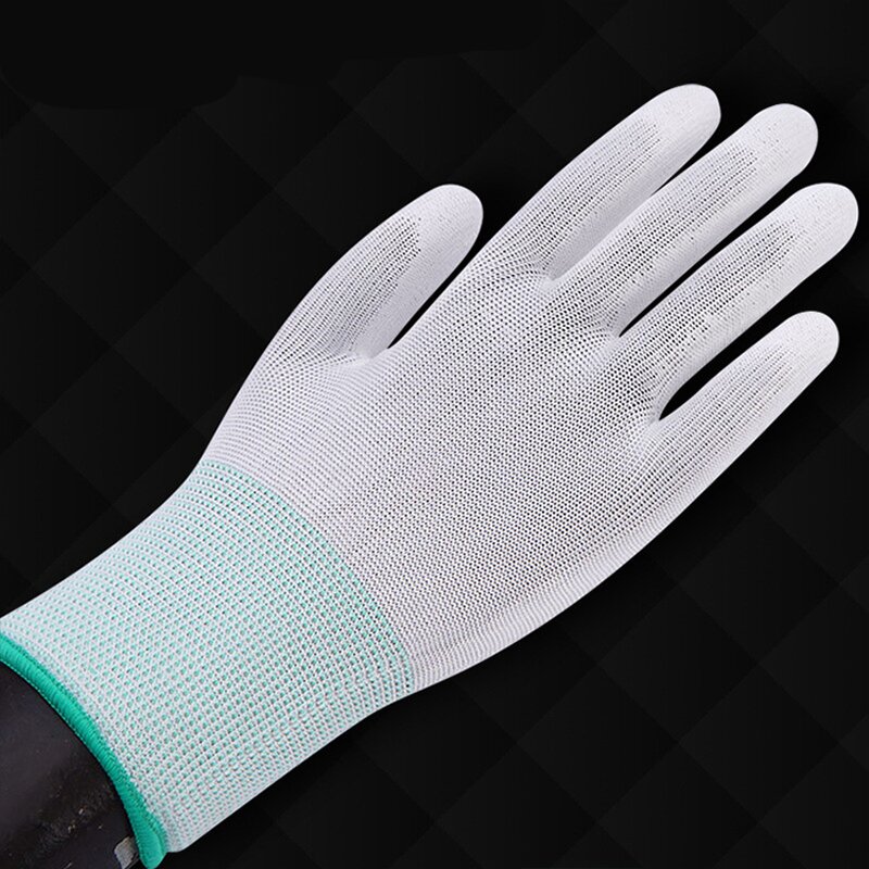 PU Coated Gloves Factory - OEM/ODM Custom Best Selling White PU Coated Safety Protective Work Fishing Gloves