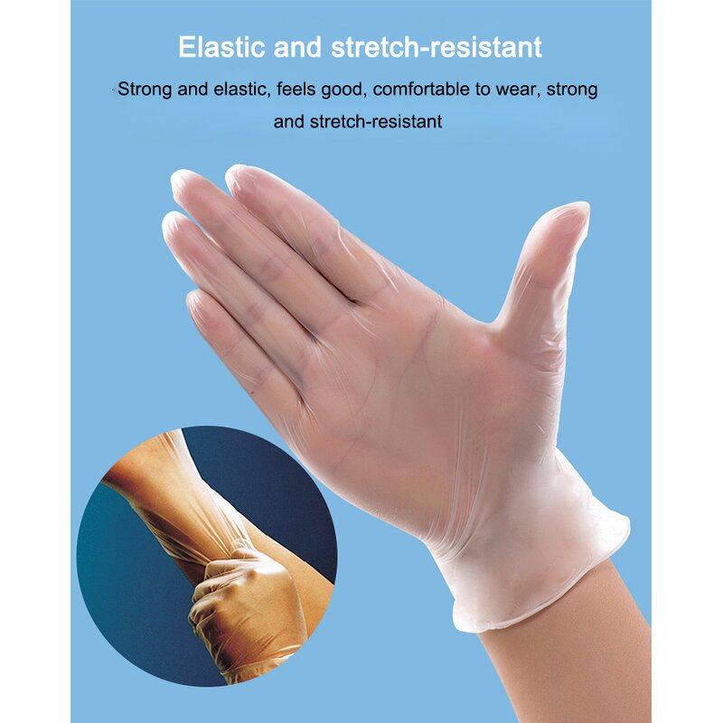 Vinyl Gloves Factory - OEM/ODM Custom Transparent Examination Protection Disposable Vinyl Gloves Powder Free