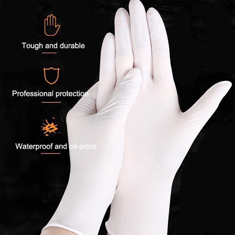 Nitrile Gloves Manufacturer - OEM/ODM Custom 100 PCS Box Food Grade Disposable Nitrile Gloves Powder Free