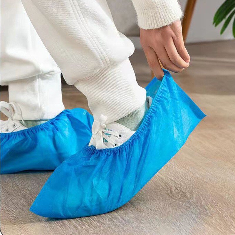 Shoe Covers Manufacturer - OEM/ODM Custom Disposable Thick Shoe Covers for Indoor Non-woven Dustproof Foot Covers