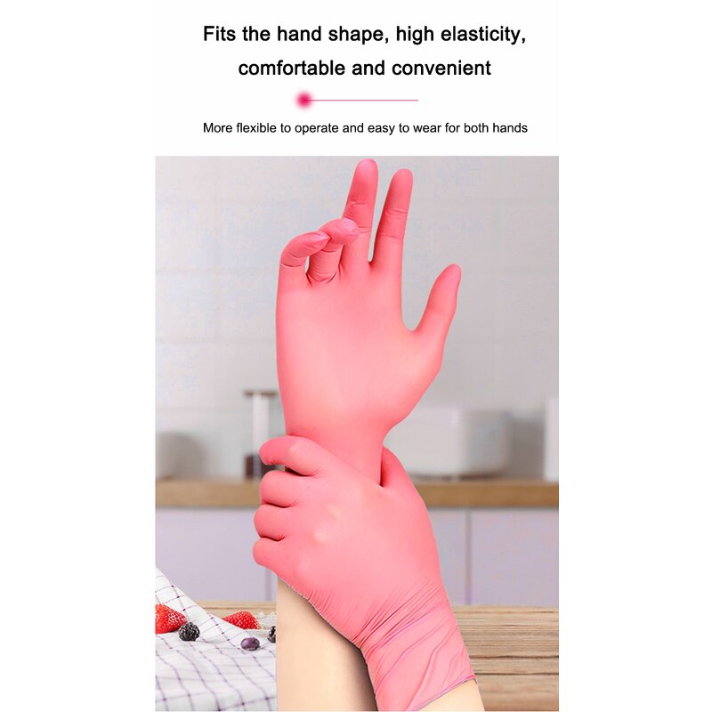 Nitrile Gloves Manufacturer - OEM/ODM Custom Ready Stock Nitrile PVC Synthetic Gloves 4.5-5g Violet Blue