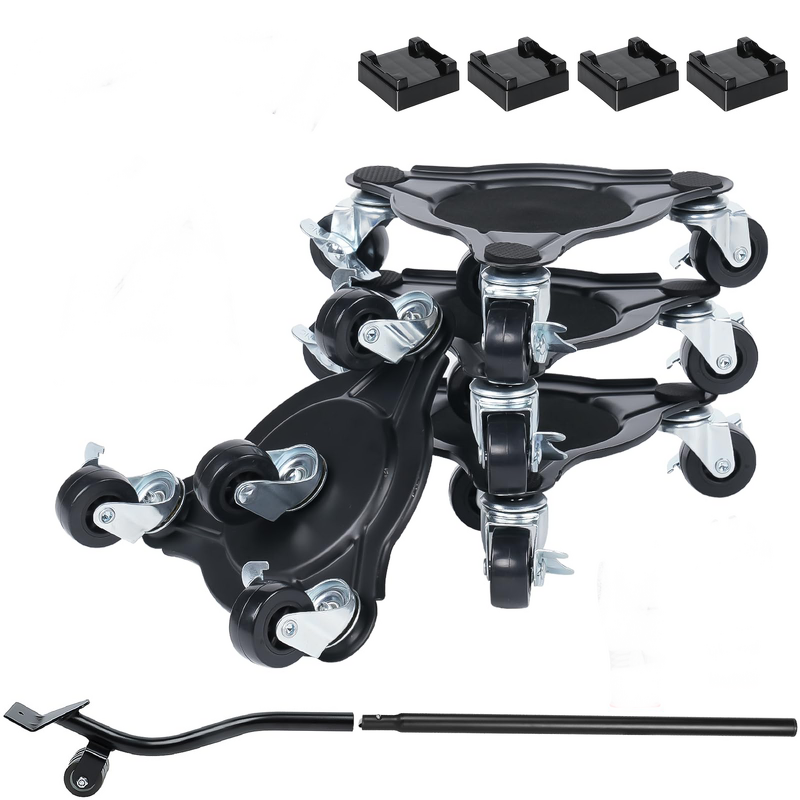 Furniture Movers Manufacturer - Update 360 Rotation with Brake 4 Pack Triangle 1500LBS Thickened Steel