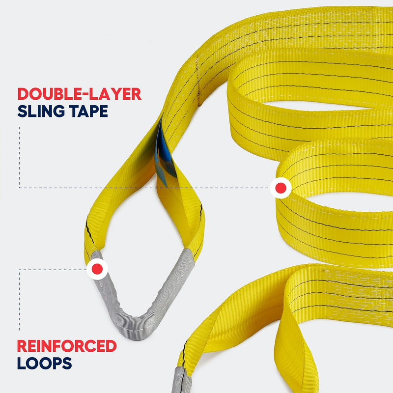 Flat Webbing Sling Factory - Factory Eye Polyester Industrial Lifting Nylon CE GS Certified