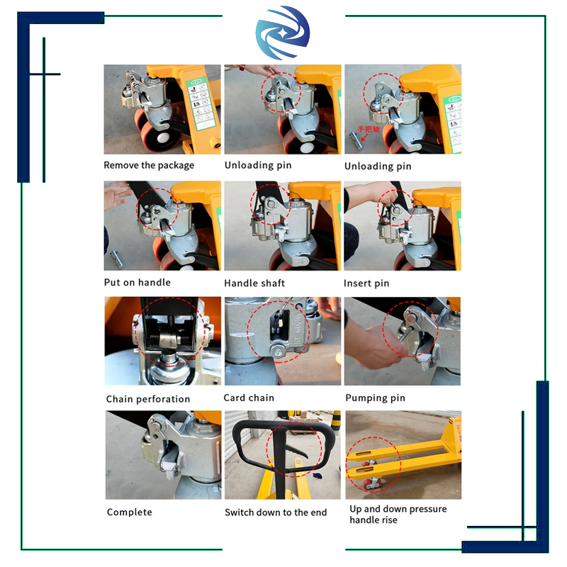 Pallet Truck Factory - 2T 550mm Width Good Quality Standard Hydraulic Hand Jack Logistics
