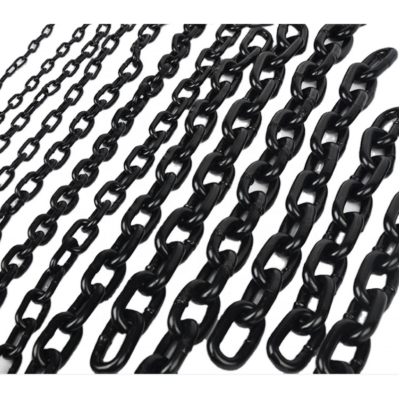 Block Chain for Lifting Factory - Good Price Heavy Duty Double Legs Sling G80 Alloy Steel Black
