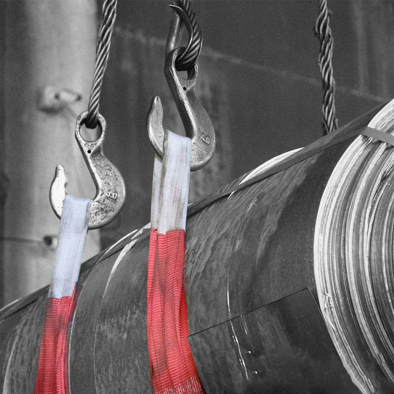 Polyester Webbing Sling Manufacturer - Cheap Price 150mm 180mm 6t 2m Doubl Ply with Lifting Eyes