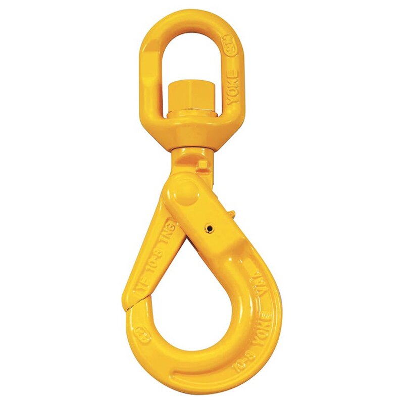 Swivel Hook Manufacturer - K80769 1 1/2 Inch G80 European Type Swivel Selflock Hook