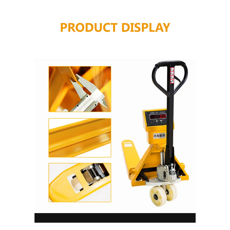 Scale Pallet Jack Factory - 1ton 2ton 3ton Manual Lift with Weighing and Printing Function