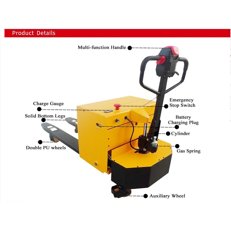 Electric Pallet Truck Manufacturer - Hot Sale 1ton-3ton Full Electric with CE Certificate 1000kg Semi