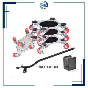 Furniture Lift Mover Tool Set Factory - 4 Pack 3300LBS Thickened Steel Panel 4 Wheels Large