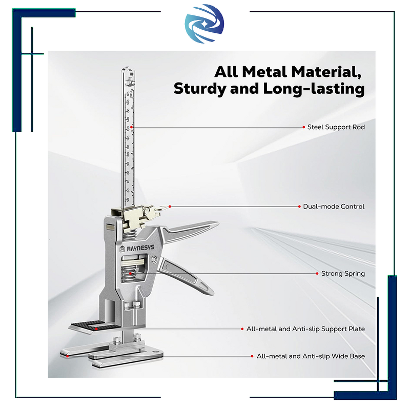 Manual Furniture Lifter Jack Factory - Anti-slip Design Wide Application 440LBS for Lifting Door Furniture