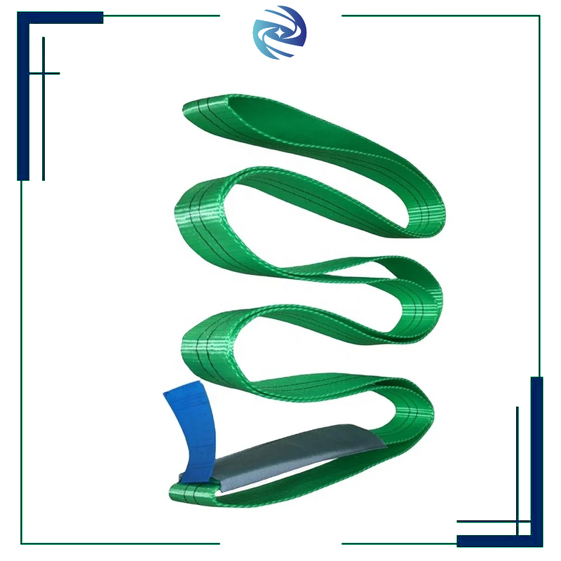 Flat Webbing Sling Manufacturer - 2-Ply Eye-Eye Polyester for Industrial Lifting CE GS Certificated